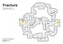 a map of fracture shows where the attacker side spawn is located