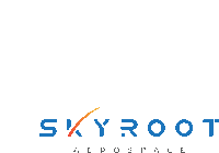 a logo for a company called skyroot aerospace