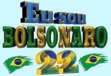 a poster that says " eu sou bolsonaro 22 "