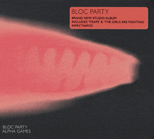 a cd cover for bloc party alpha games includes traps & the girls are fighting