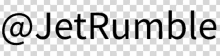 a black and white logo for jetrumble on a transparent background .