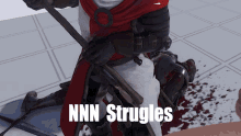 a screenshot of a video game with the words nnn struggles on it