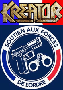 a logo that says soutien aux forces de l' ordre