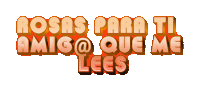 a logo for rosas para ti amigo @ que me lees