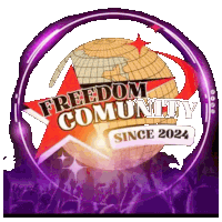 the logo for freedom community since 2024