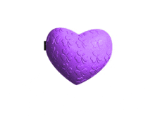 a purple heart shaped button that says you have any reese 's in your fridge