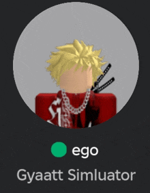 ego gyaatt simulator is the name of the person shown