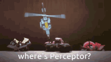 where 's perceptor is the question being asked in a video