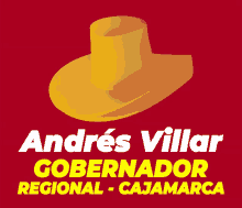 a yellow hat with the name andres villar on it