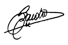 a black and white signature with the name cristo