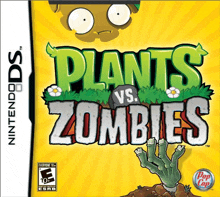 a video game called plants vs zombies for nintendo ds