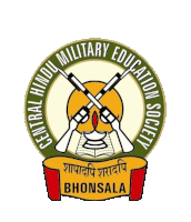 the logo for central hindu military education society bhonsala