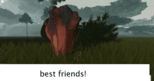 a screenshot of a video game with the words best friends