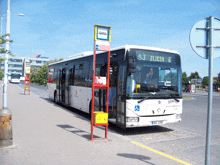 a bus with the number 6 on the front