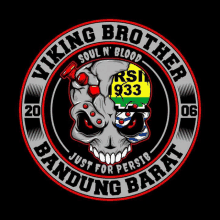 a logo that says viking brother soul n blood just for persib