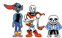 undertale characters undertale papyrus and undertale sans