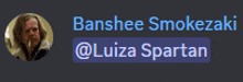 a picture of banshee smokezaki and luiza spartan on a dark background