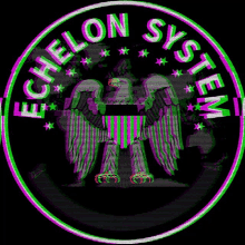 a logo for echelon system with an eagle in the center