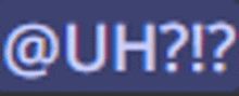 a blurry image of the word uh on a blue background