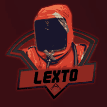 a logo for lexto shows a person wearing a hood