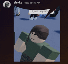 a screenshot of a video game with the name alekks