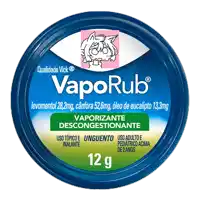 a can of vaporub has a cat on the front