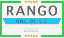 a logo for rango one of us in 2022