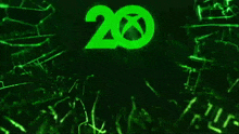 a green background with the number 20 in the center