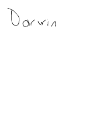 darwin is written in black on a white background