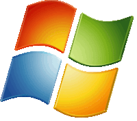 a colorful windows logo with red blue green and orange squares