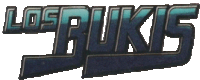 a logo that says los rukis on it in blue