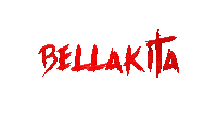 a white background with the word bellakita in red