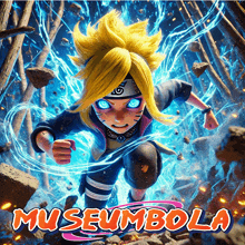 a poster for a video game called museumbola