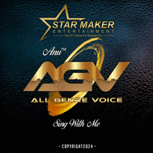 a poster for star maker entertainment that says all genre voice sing with me