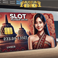 a slot member gacor card with a picture of a woman on it