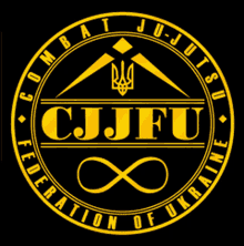 a logo for combat ju-jutsu federation of ukraine