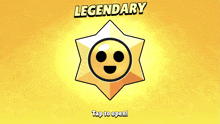 a screenshot of a game that says legendary