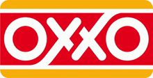 the logo for oxxo is red and white