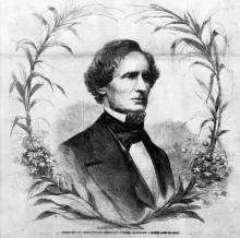 a black and white drawing of a man in a tuxedo with flowers in the background