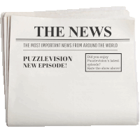 a newspaper that says " the news " on it