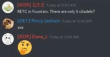 a screenshot of a discord chat with a smiley face .