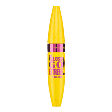 a yellow and pink mascara that says colossal go extreme