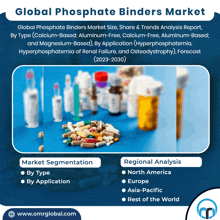 global phosphate binders market size share & trends analysis report by type