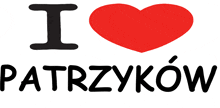 a logo that says i love patrzykow