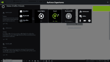 a screenshot of the geforce experience home profile friends window