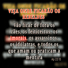 veja onde ficarao os rebeldes is written in a foreign language