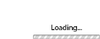 a loading bar on a white background that says `` loading ... ''