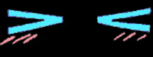 it looks like a pixel art of a person 's eyes .