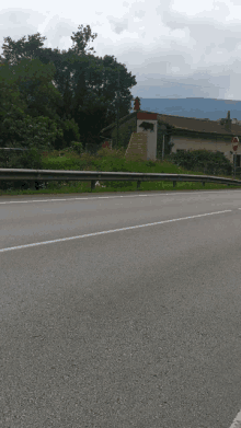 a road with a red sign that says stop