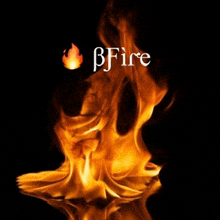 a picture of a fire and the word fire